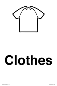 Dementia clothes sign